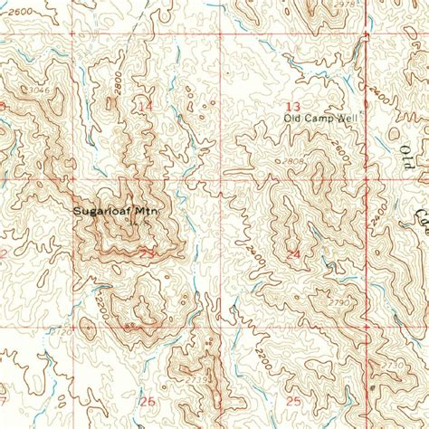 Big Horn Mountains, AZ (1961, 62500-Scale) Map by United States ...