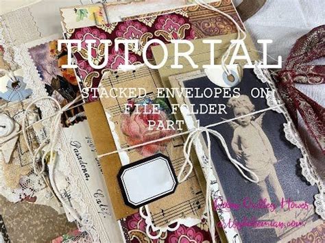 Stacked Envelope File Folder Tutorial Craft Along Diy Junk Journals