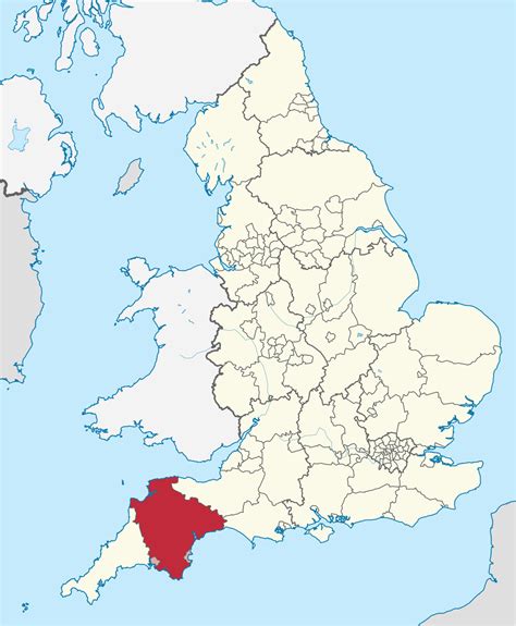 Map Of Cornwall and Devon England – secretmuseum