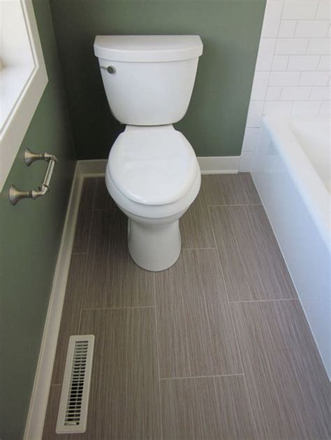 Nice Contemporary Small Bathroom With Vinyl Flooring Ideas Home