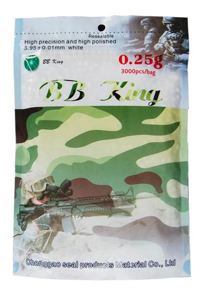 Airsoft Bbs, 0.25g - Cixi Chonggao Seal Products Material Co., Ltd. - Manufacturer