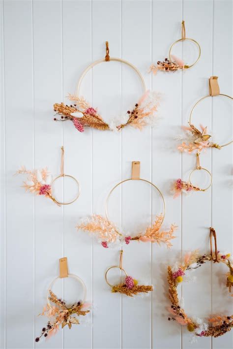 Make These Dried Flower Ring Wreaths | Collective Gen