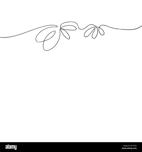 Floral silhouette art line. Flowers in continuous line drawing style ...