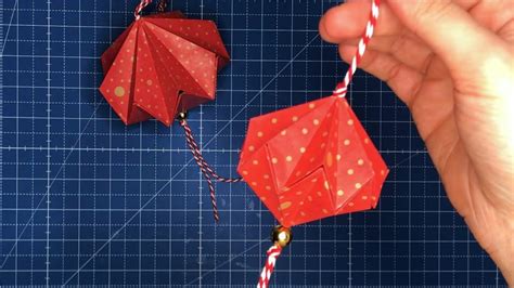 Origami Lampion DIY Paper Lantern Papier Lampion Origami Diamant