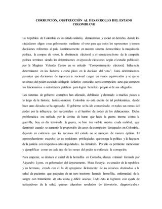 Ensayo de constitución politica PDF