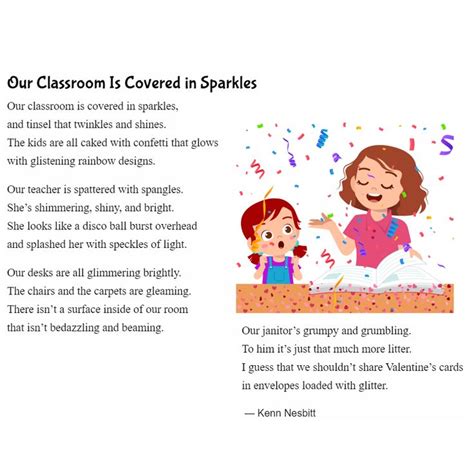 New funny Valentine's Day poem for kids: "Our Classroom Is Covered in ...