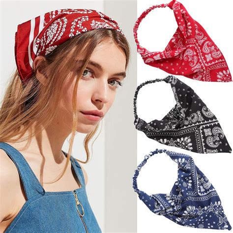 Folded Bandana On Head