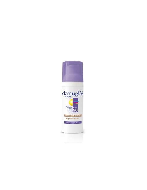 Dermaglós Solar FPS50 Facial Tono Medio Crema 50 Gr en Farmacias