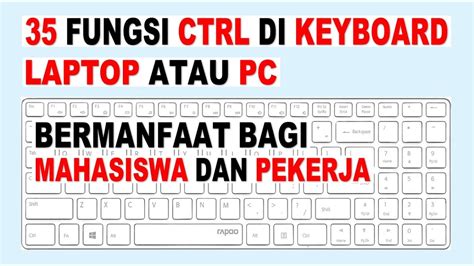 Fungsi Ctrl Di Keyboard Laptop Atau Pc I A Sampai Z Plus Bonus