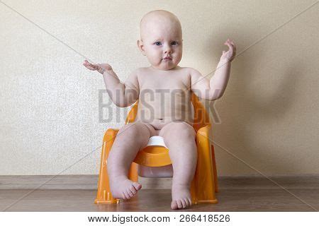 Naked Baby Sitting On Image Photo Free Trial Bigstock