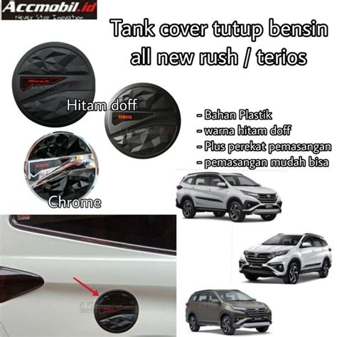 Jual Tutup Tangki Tank Cover Bensin All New Rush Terios Di Lapak