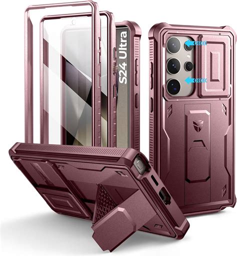 Dexnor For Samsung Galaxy S24 Ultra Case With Built In Slide Camera