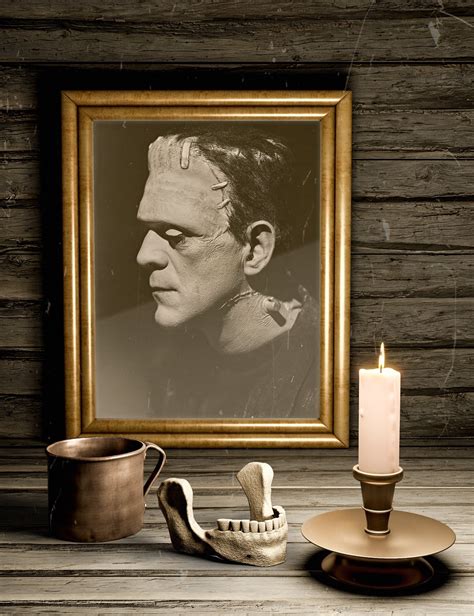 FRANKENSTEIN POSTER Printable Wall Art 30's Horror Movie Photo. Horror ...