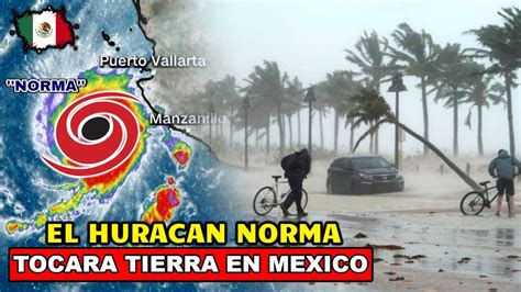 ACABA DE ENTRAR EL FRENTE FRIO 6 A MEXICO LA TORMENTA NORMA AMENAZA