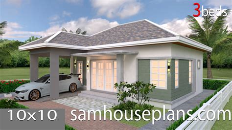 House Plans 10x10 With 3 Bedrooms House Plans Free Downloads