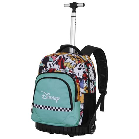 Comprar Mochila Trolley Gts Fan Mickey Mouse Squares Disney