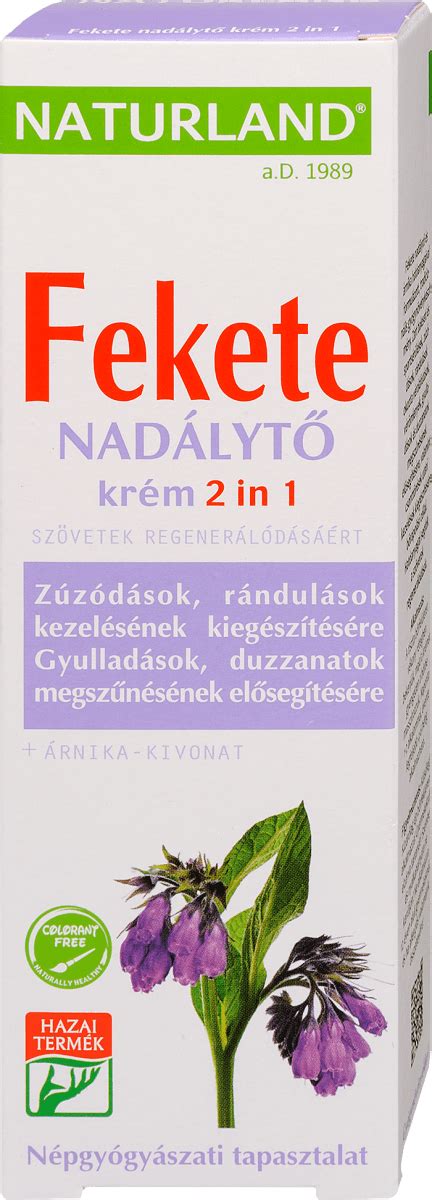 Naturland Fekete Nadálytő Krém 2in1 100 Ml Dmhu