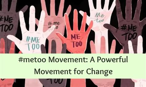 Metoo Movement A Powerful Movement For Change Online Prosess