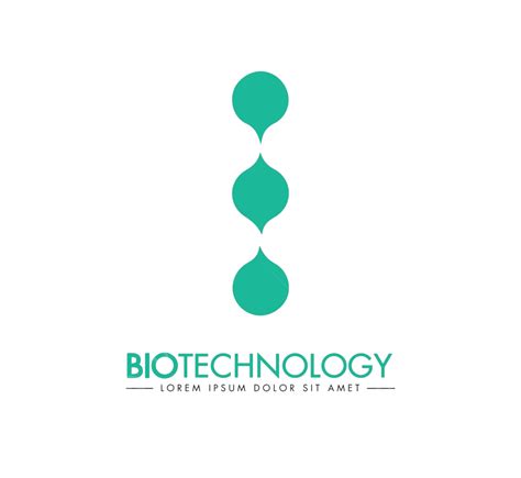 Biotechnology Concept Designs Type Symbol Brand Vector Type Symbol