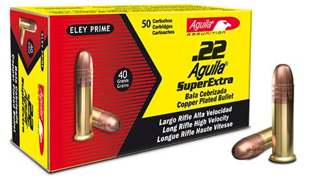 Aguila Super Extra High Velocity 22lr 40gr 500rds Bauer Precision