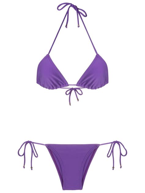 Amir Slama Triangle Cup Bikini Farfetch