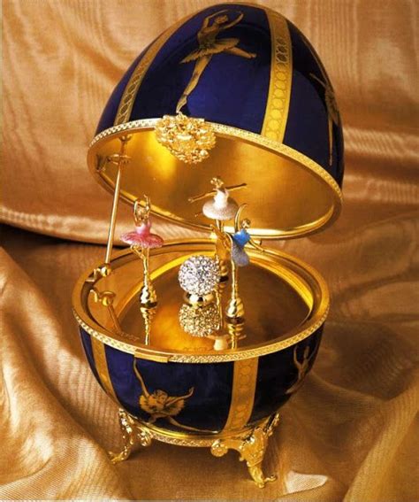 A maravilhosa Arte dos Ovos de Fabergé Ovos fabergé Caixa de música