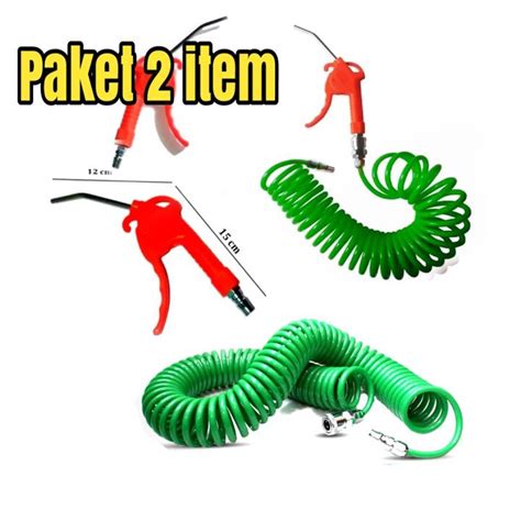 Jual YUKIDO PAKET Air Blow Gun 4 AAT Air Duster Recoil Hose