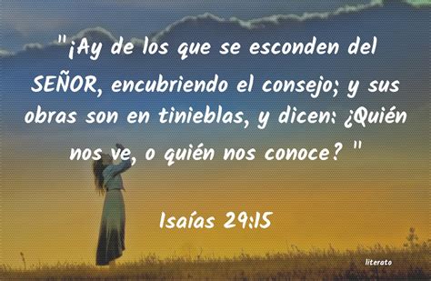 La Biblia Isaías 2915