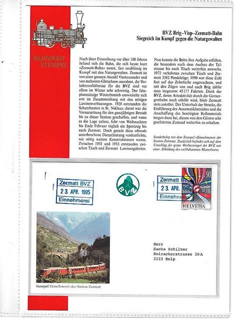 Timbres Postes Cachets Postaux Chemins De Fer Suisses Canton Vaud