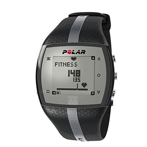 Polar Ft Heart Rate Monitor Black Silver Pricepulse