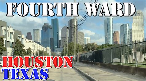 Fourth Ward Houston Texas 4k Neighborhood Drive Youtube