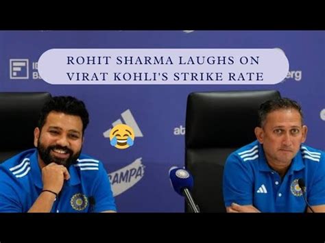 Rohit Sharma Laughs On Reporter S Question Over Virat Kohli S Strike