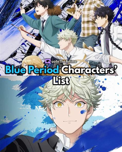 ALL Blue Period Characters' (OFFICIAL) List | List, Period, Anime