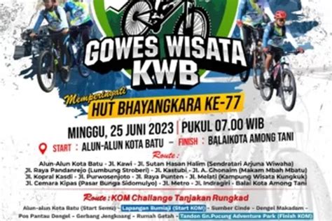 Gowes Wisata Kwb Lewati Rute Istimewa Radar Malang