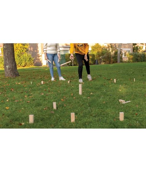 Jeu De Kubb En Bois