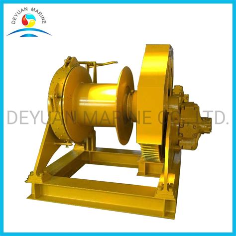 Marine Hydraulic Single Drum Winch Mooring Winch And Hydraulic