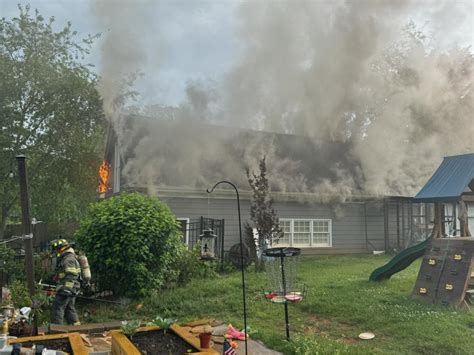 Photos Lightning Strike Sparks House Fire In North Carolina Fox8 Wghp