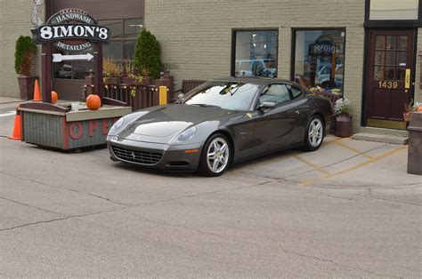 Wide Angle 2007 Grey Ferrari 612 Scaglietti Detailed Using Flickr