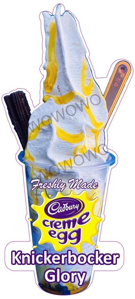 Ice Cream Van Sticker Knickerbocker Glory Stickers Decals See