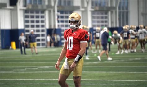 Updates Following Notre Dame S First Spring Practice Of