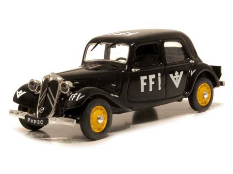 Citroën Traction 11L FFI 1944 Modèle Presse 1 43 Autos