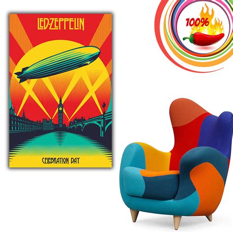 Led Zeppelin Celebration Day Classic Rock Poster – My Hot Posters