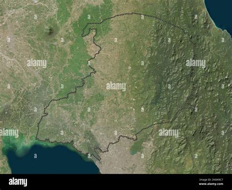 Bulacan Province Of Philippines Low Resolution Satellite Map Stock