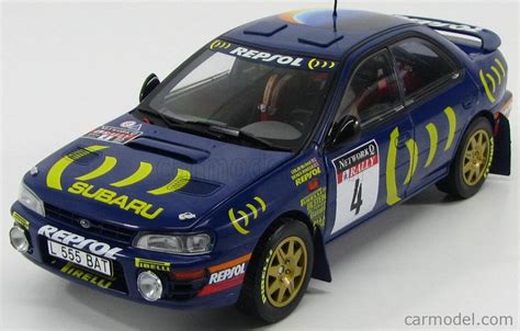 SUN STAR 05506 Scale 1 18 SUBARU IMPREZA 555 N 4 WINNER RALLY RAC