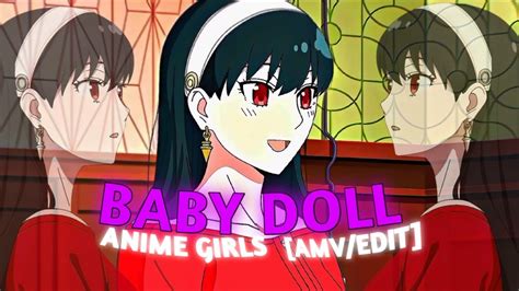 Anime Girls Baby Doll Amvanime Xenozedit Youtube