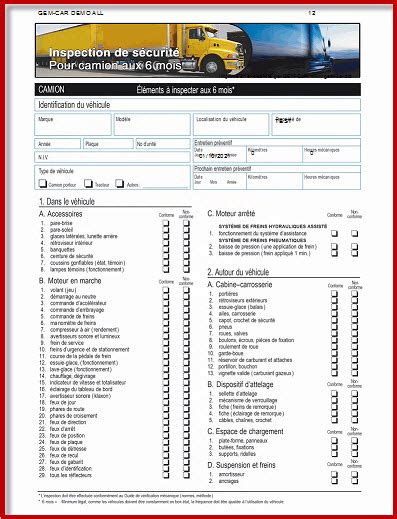 Liste de modèle d inspections digitales numériques GEM CHECK FAQ