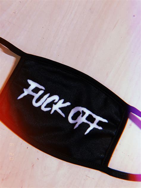 FUCK OFF MASK Etsy UK