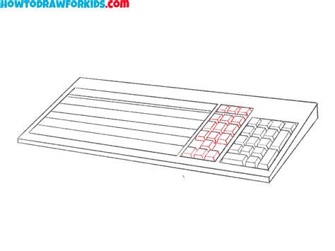 How to Draw a Keyboard - Easy Drawing Tutorial For Kids