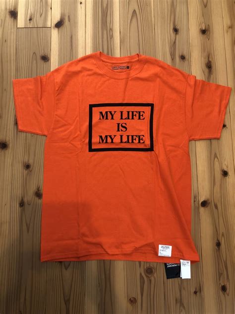 Fpar My Life Is My Life 半袖tシャツ Orange L オレンジイラスト、キャラクター｜売買された