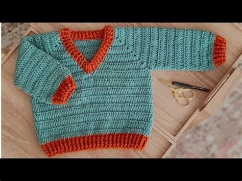 Easy Crochet Ti V Yaka Kazak Yapimi Ti Kazak Kazak Yapimi